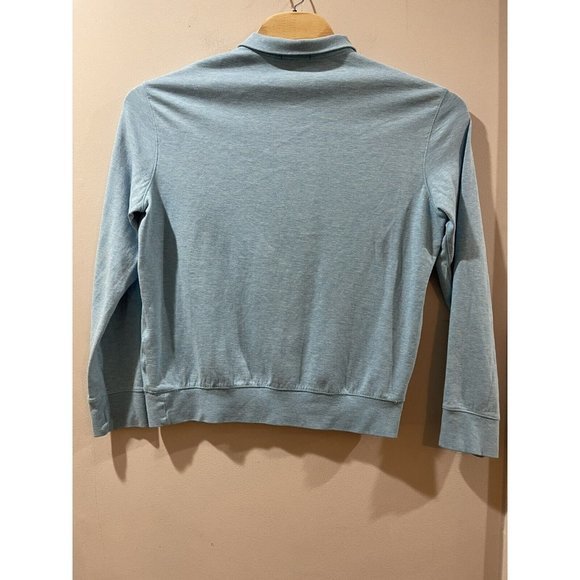 Polo Ralph Lauren Quarter‎ Zip Pullover in Beach Aqua Heather Medium - Picture 2 of 6